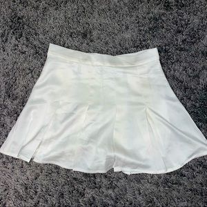 Satin tennis skirt